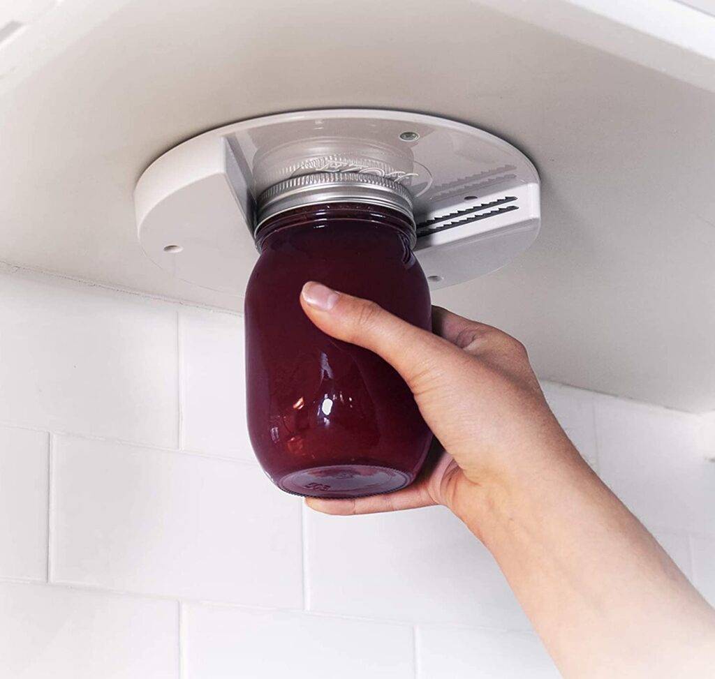 Under Cabinet Jar Opener For Tight Jars