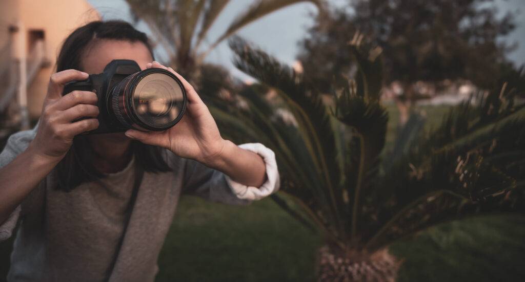 photographer taking a picture