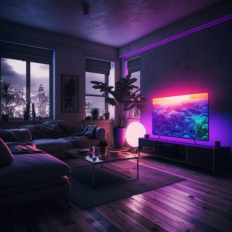 Led Light living room