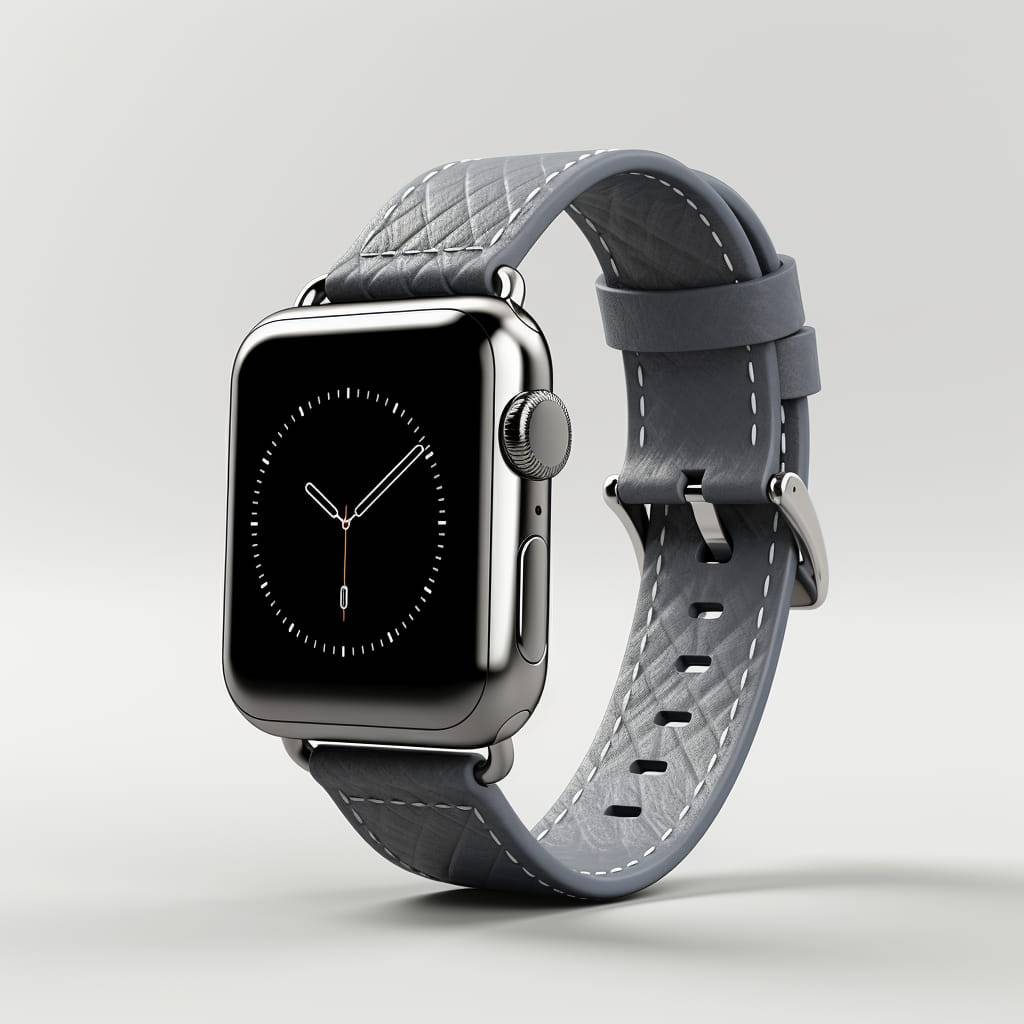 Gray fashionable smartwatch strap