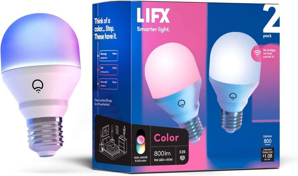 LIFX Color A19 800 lumens