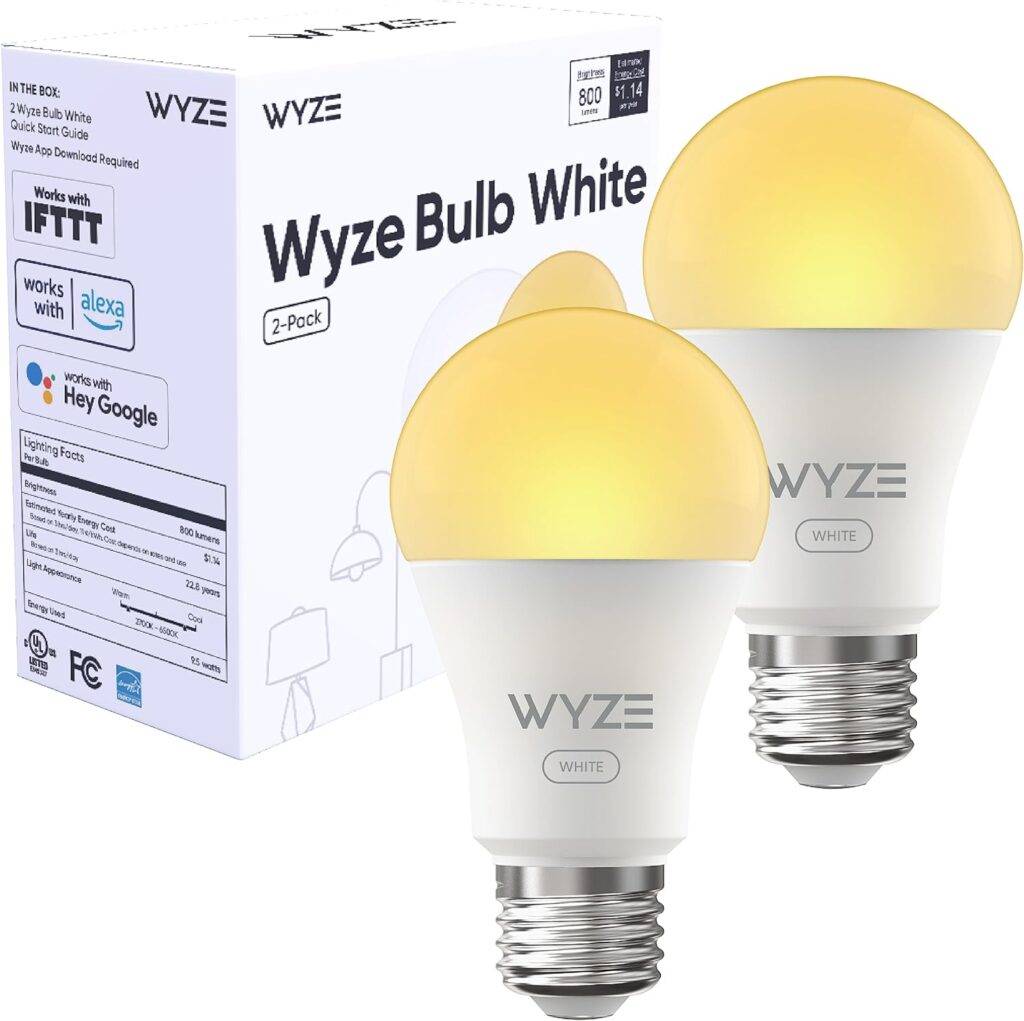 Wyze Bulb White, 800 Lumen