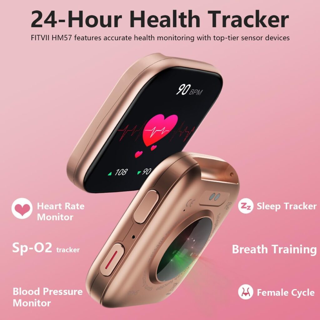 FITVII Health & Fitness Tracker 2024 health and durability