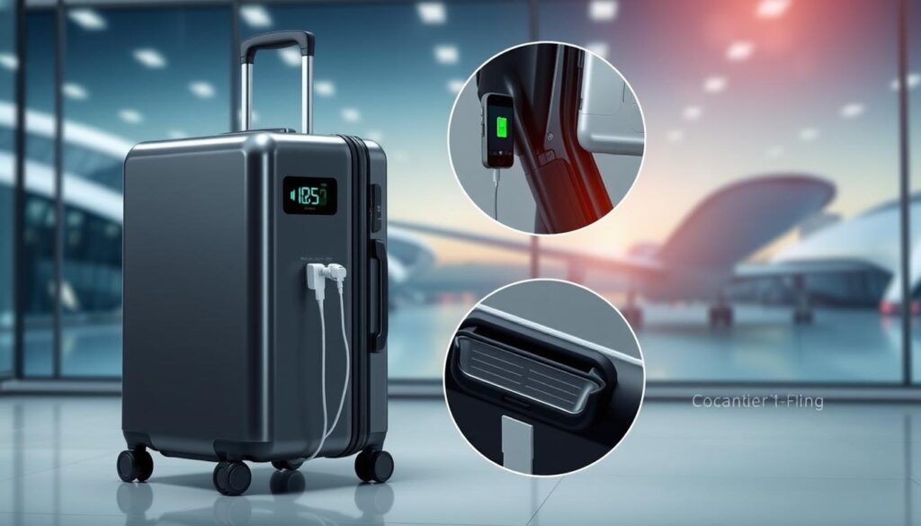 Smart Luggage Battery Features